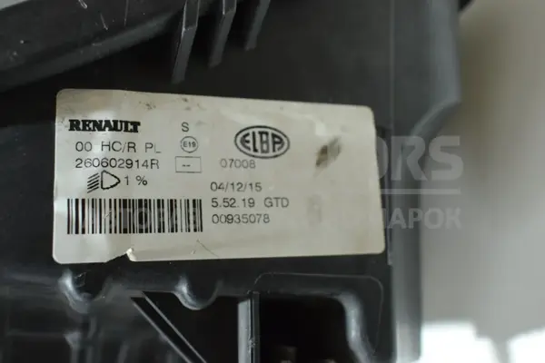 Левая фара Dacia Sandero 1.5dCi (Delphi) 2007-2013 260602914R it-14093 Дизель - 3