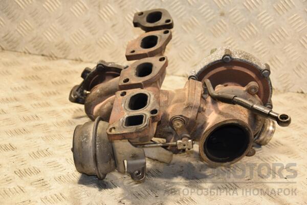 Турбина (bi-turbo) (дефект) Opel Astra 2.0cdti Bi-Turbo (J) 2009-2015 55577924 407265 - 3