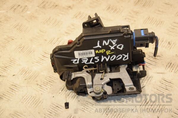 Замок двери передний правый электр 8 пинов Skoda Roomster 2006-2015 3B1837016CE 407718 euromotors.com.ua