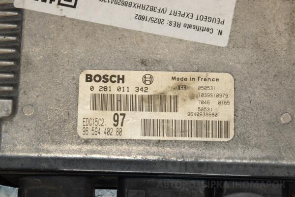 Блок управления двигателем Citroen Jumpy 2.0jtd 8V 1995-2007 0281011342 407724 - 2
