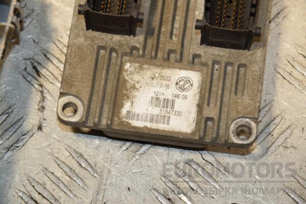 Блок управления двигателем комплект Fiat Grande Punto 1.4 8V 2005 51847330 407750 - 2