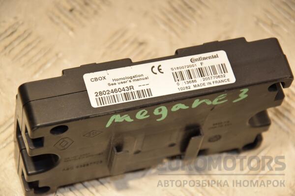 Блок управления магнитолой Renault Megane (III) 2009-2016 280246043R 407783 - 2