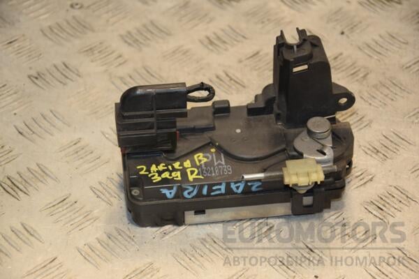 Замок двери задний правый электр 5 пинов Opel Zafira (B) 2005-2011 13210739 407899 euromotors.com.ua