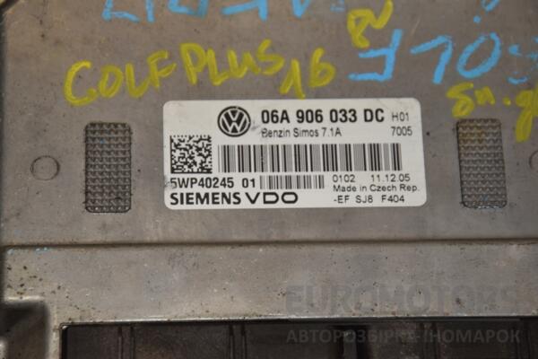 Блок керування двигуном VW Golf Plus 1.6 8V 2005-2014 06A906033DC 407919 - 2