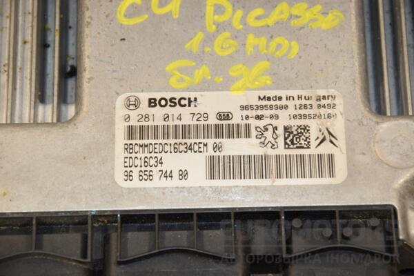 Блок керування двигуном Citroen C4 Picasso 1.6hdi 2007-2014 0281014729 407923 - 2
