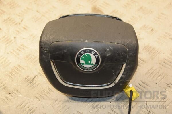 Подушка безопасности руль Airbag Skoda Octavia (A5) 2004-2013 1Z0880201AR 408445 euromotors.com.ua