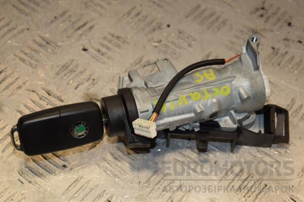 Замок зажигания в сборе ключ Skoda Octavia (A5) 2004-2013 1K0905851B 408469 euromotors.com.ua