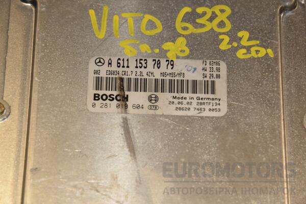 Блок управления двигателем Mercedes Vito 2.2cdi (W638) 1996-2003 A6111537079 408682 - 2