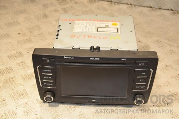 Магнітола штатна Skoda Octavia (A5) 2004-2013 1Z0035156F 408927 euromotors.com.ua