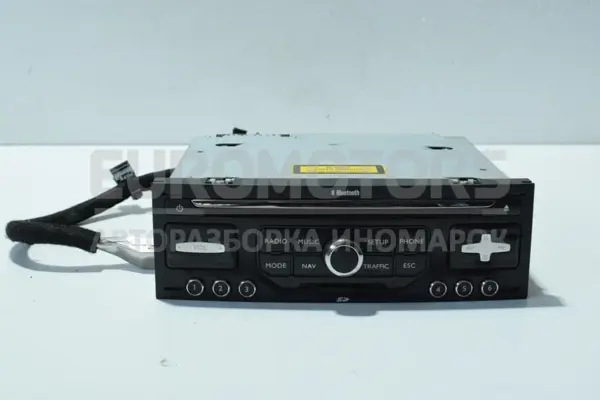 Блок керування автомобільним радіоприймачем CD/DVD/GPS/навігатором Citroen C5 1.8 2008-2017 96751717ZD it-14157 Дизель euromotors.com.ua