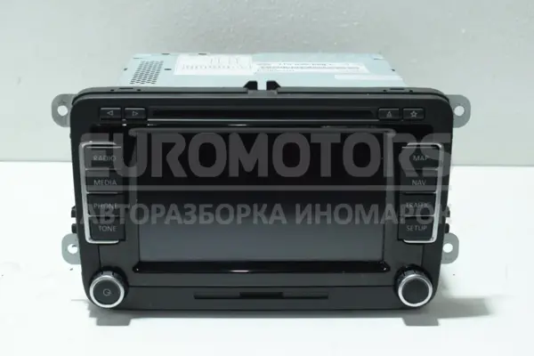 Блок керування автомобільним радіоприймачем CD/DVD/GPS/навігатором VW Golf 2.0 16V TSI (VI) 2008-2013 1T0035680C it-14168 Бензин euromotors.com.ua