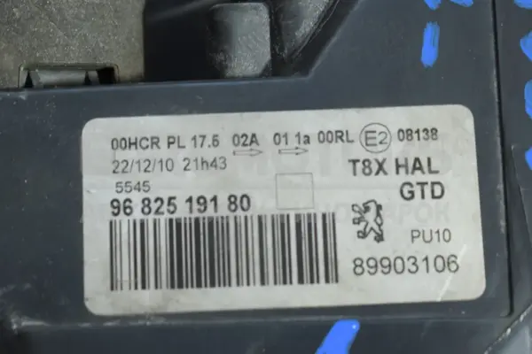 Ліва фара -14 Peugeot 5008 2009-2017 9682519180 it-14182 - 4
