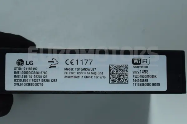 Блок керування Bluetooth / Точка доступу Opel Astra 1.6cdti Bi-Turbo (K) 2015 23221498 it-14205 Дизель - 3
