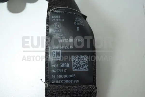 Передній правий ремінь безпеки Opel Astra 1.6cdti Bi-Turbo (K) 2015 39065888 it-14213 Дизель - 2