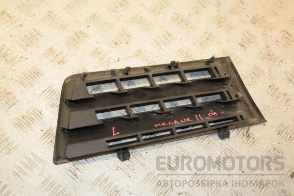 Решетка радиатора левая -06 Renault Megane (II) 2003-2009 8200114156 409664 - 2