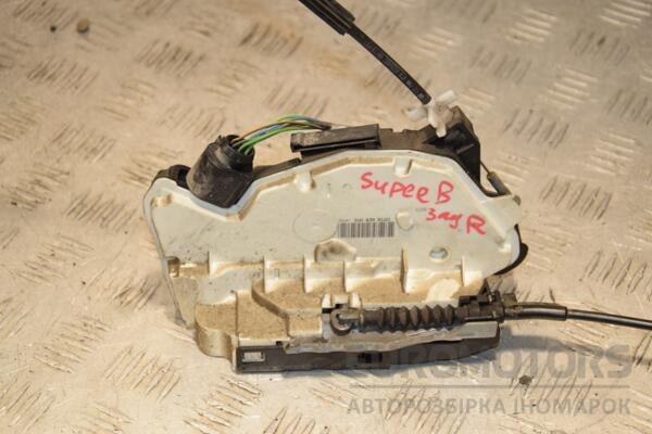 Замок двері задній правий електр 6 пінів Skoda Superb 2008-2015 5N0839016D 409893 euromotors.com.ua