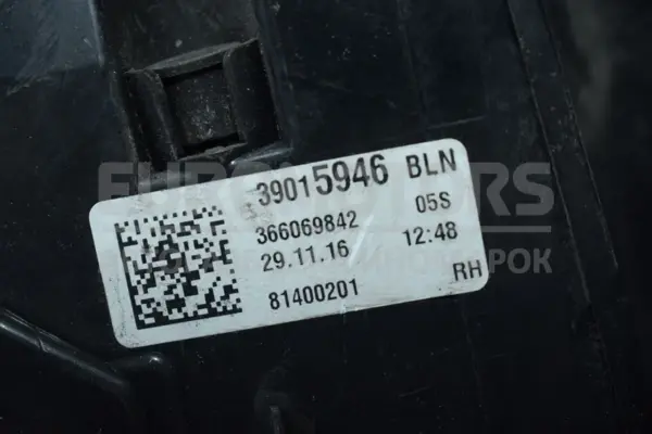 Правий задній ліхтар Opel Astra 1.6cdti Bi-Turbo (K) 2015 39015946 it-14246 Дизель - 3
