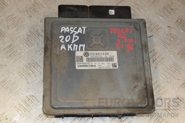 Блок управления двигателем VW Passat 2.0tdi (B6) 2005-2010 03G906018EM 410517 euromotors.com.ua