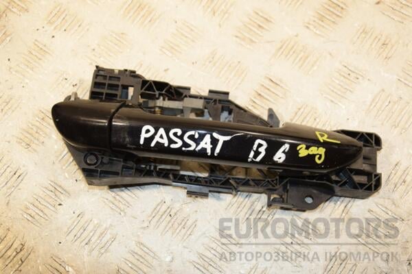 Ручка двери наружная задняя правая VW Passat (B6) 2005-2010 411381 euromotors.com.ua