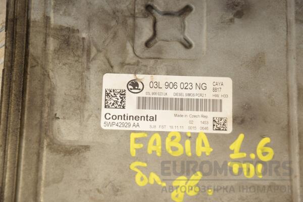 Блок управления двигателем Skoda Fabia 1.6tdi 2007-2014 03L906023NG 411619 - 2