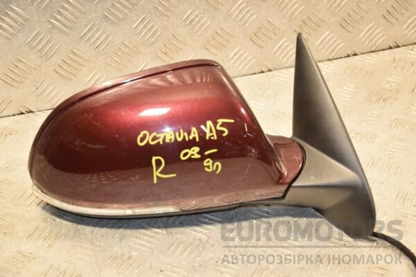 Зеркало правое электр 9 пинов 09- Skoda Octavia (A5) 2004-2013 411944 - 2