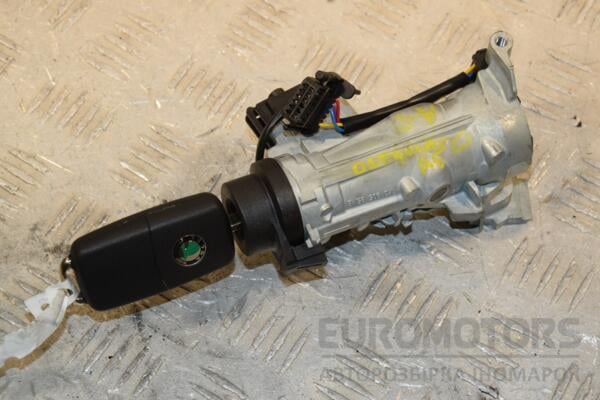 Замок зажигания в сборе ключ Skoda Octavia (A5) 2004-2013 1K0905851B 411958 euromotors.com.ua