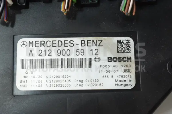 Блок предохранителей SAM Mercedes C-class 2.2 CDI (W204) 2007-2015 A2129005912 it-14303 Дизель - 3