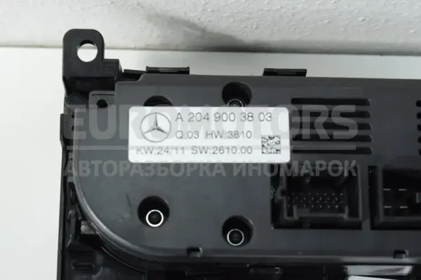 блок климат-контроля климат-контроль Mercedes C-class 2.2 CDI (W204) 2007-2015 A2049003803 it-14291 Дизель - 3