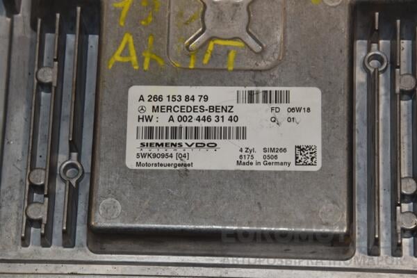 Блок керування двигуном Mercedes A-class 1.5 8V (W169) 2004-2012 A2661538479 412442 - 2