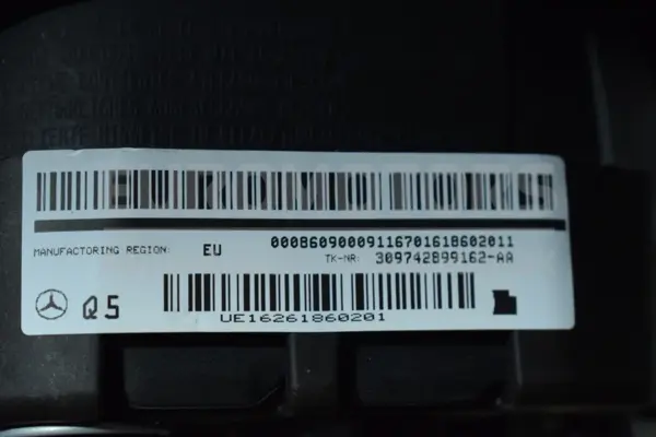 Подушка безпеки рульового керування Mercedes GLC-class 2.2 D (W253) 2015 309742899162 it-14413 Дизель - 3
