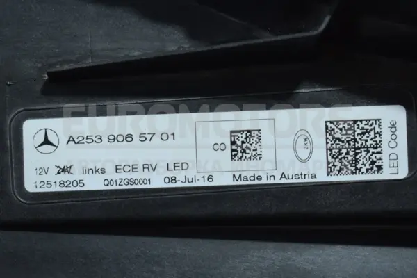 Левая фара "LED intelligent light system" Mercedes GLC-class 2.2 D (W253) 2015 A2539065701 it-14451 Дизель - 7