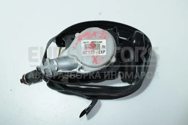 Передній лівий ремінь безпеки SsangYong Rexton 2.2 XDI 2012-2017 74612-080xx it-14800 Дизель euromotors.com.ua