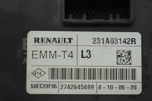 Блок керування комфортом Renault Trafic 1.6 DCI 2014 231A03142R it-14865 Дизель - 3