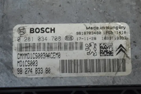 Блок керування двигуном Peugeot 308 1.5 BlueHDi (T9) 2013-2021 1039T19392 it-14947 Дизель - 2
