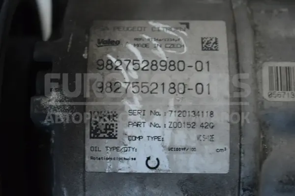 Компресор кондиціонера Peugeot 308 1.5 BlueHDi (T9) 2013-2021 9827552180 it-14951 Дизель - 4