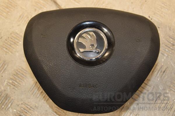 Подушка безопасности руль Airbag Skoda Octavia (A7) 2013-2020 5E0880201B 417280 euromotors.com.ua