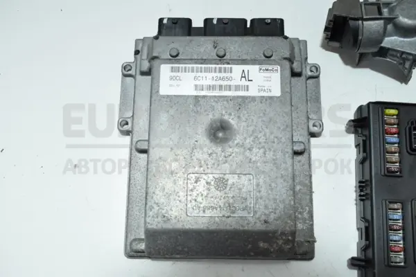 Блок керування двигуном (повний комплект запалювання) Ford Transit 2.2L Duratorq-TDCi 2006-2013 6C1112A650AL it-15095 Дизель - 4