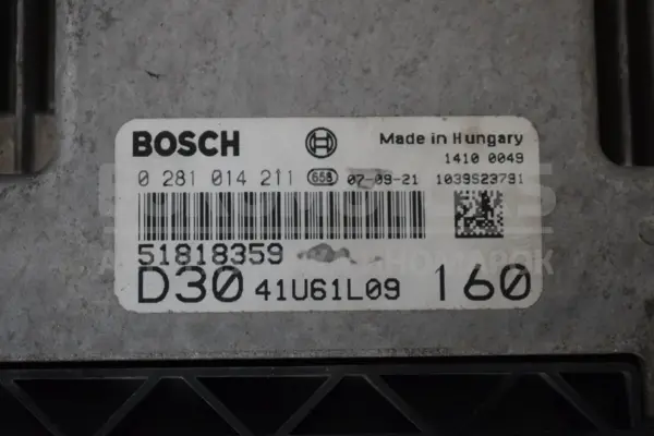 Блок управления двигателем (полный комплект зажигания) Fiat Ducato 3.0MJet 2006-2014 51818359 it-15111 Дизель - 2
