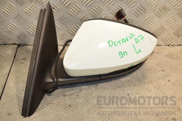 Дзеркало ліве електр 9 пінів (дефект) Skoda Octavia (A7) 2013-2020 5E0857933 419570 - 2