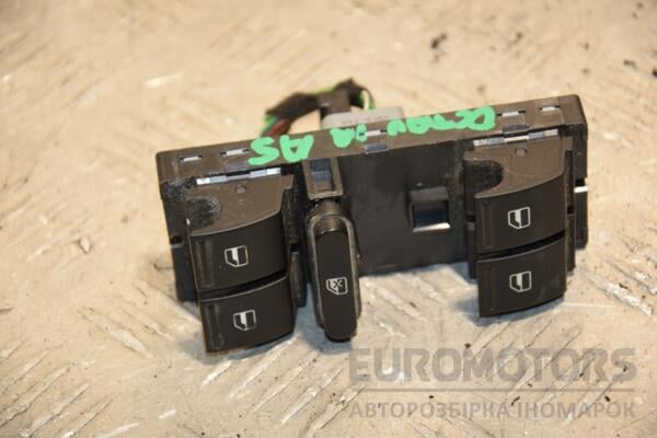 Блок управления стеклоподъемниками передний левый Skoda Octavia (A5) 2004-2013 1Z0959858B 419722 euromotors.com.ua
