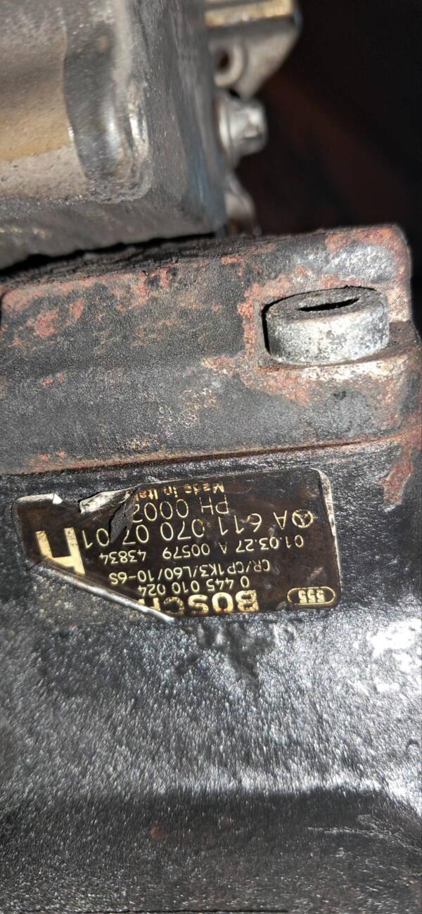 Топливный насос высокого давления (ТНВД) Mercedes Sprinter 2.2cdi (901/905) 1995-2006 0445010024 BF-725