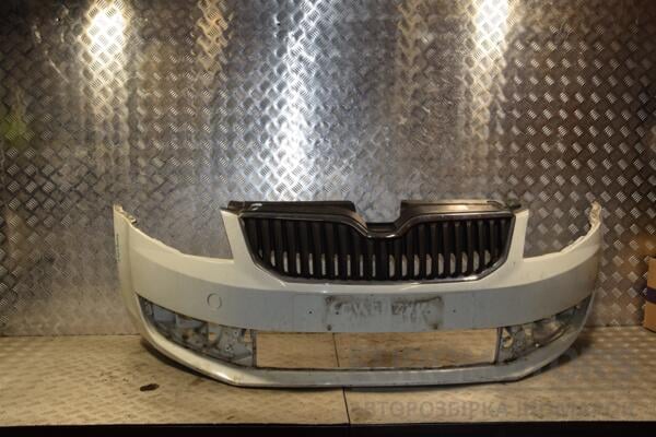 Бампер передній -17 Skoda Octavia (A7) 2013-2020 420184 euromotors.com.ua