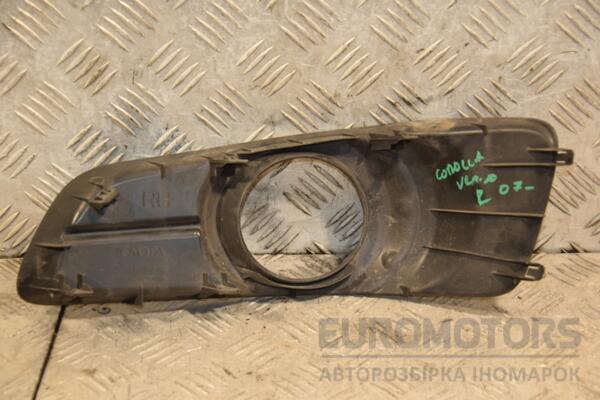 Накладка бампера под птф правая 07- Toyota Corolla Verso 2004-2009 521270F040 420475 - 2