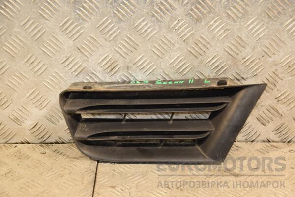 Решітка радіатора ліва 06- Renault Scenic (II) 2003-2009 PO009508 420502 euromotors.com.ua