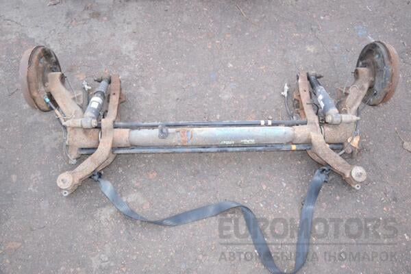 Балка задняя в сборе под барабаны с ABS Citroen Berlingo 1996-2008 420907 euromotors.com.ua
