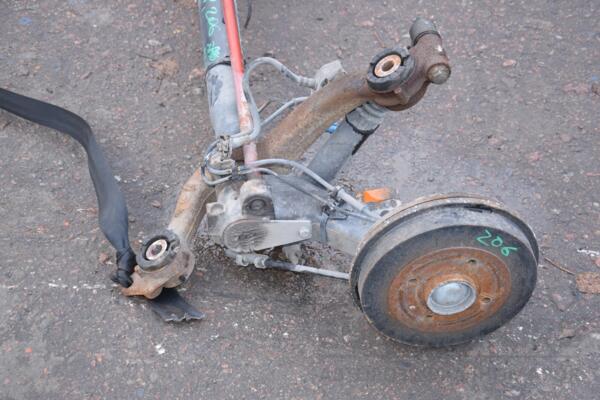 Балка задня в зборі під барабани з ABS Peugeot 206 1998-2012 420911 - 3