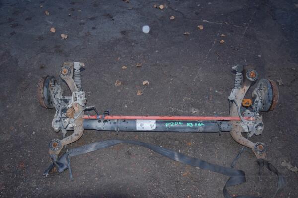 Балка задняя в сборе под барабаны с ABS Peugeot 206 1998-2012 420927 euromotors.com.ua