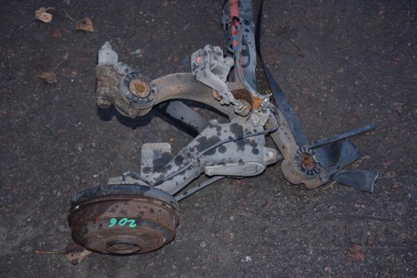Балка задняя в сборе под барабаны с ABS Peugeot 206 1998-2012 420927 - 2