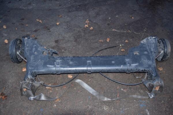 Балка задняя в сборе под барабаны с ABS 2WD Renault Duster 2010 555016666R 420931 - 4