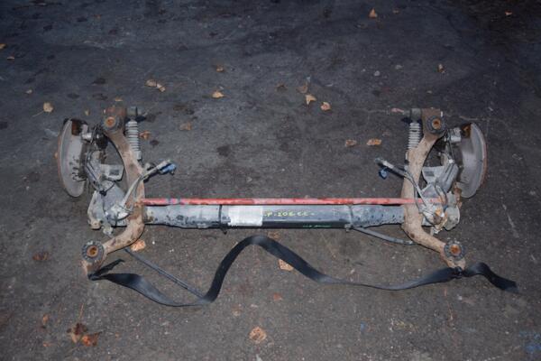 Балка задня в зборі під диски з ABS Peugeot 206 1998-2012 420935 - 4